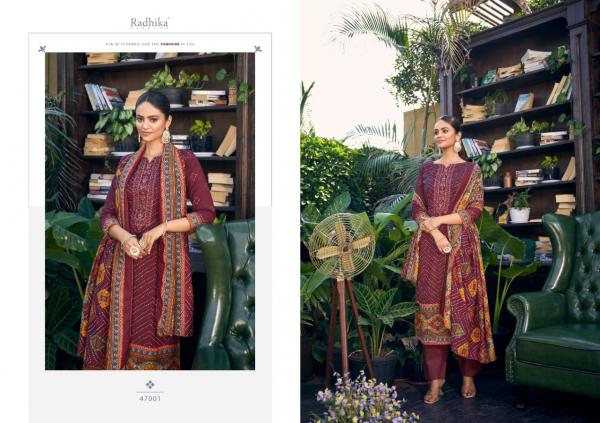 Radhika Azara Aarohi New Cotton Designer Dress Material Collection